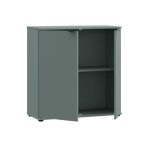 Mobile multiuso Segno con due ante L 80 cm. colore verde salvia
