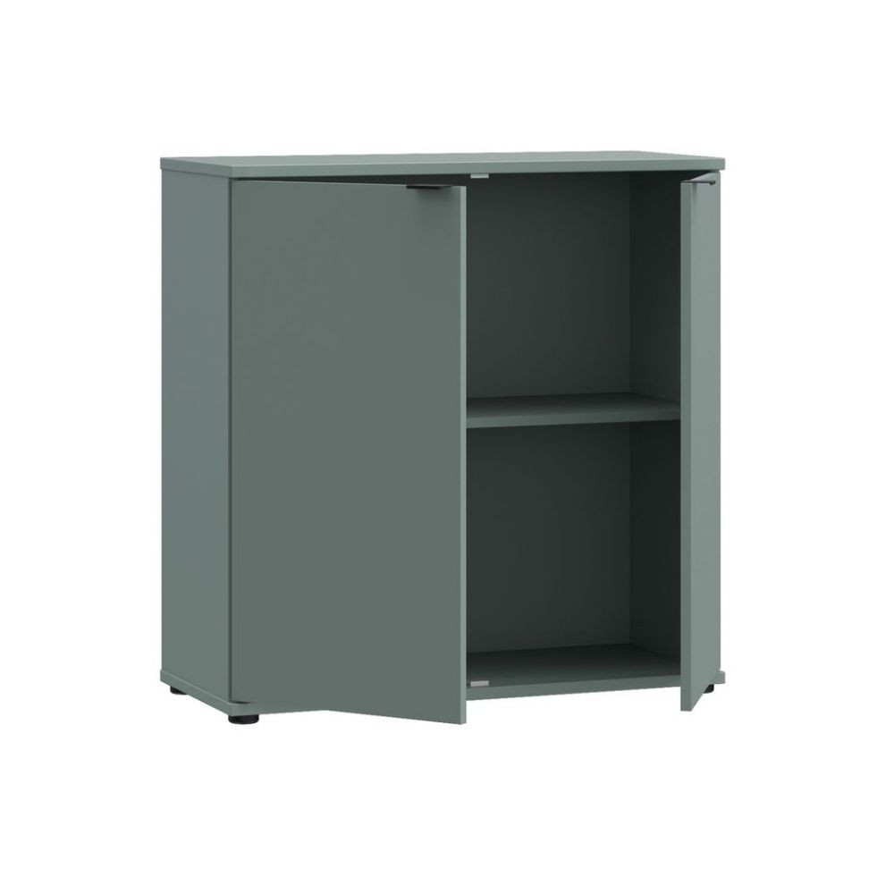 Mobile multiuso Segno con due ante L 80 cm. colore verde salvia