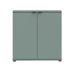 Mobile multiuso Segno con due ante L 80 cm. colore verde salvia
