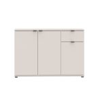 Mobile multiuso Segno con tre ante e 1 cassetto L 120 cm colore cashmere