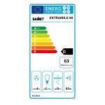 Samet Cappa da incasso sottopensile Estraibile 60 1 luce led 3 livelli di potenza classe D