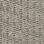 Sedia Juno in tessuto Aragon 20 taupe e struttura in metallo nero set 4 pezzi