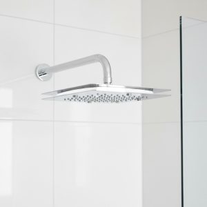 Soffione doccia Acquafondente quadrato cromato