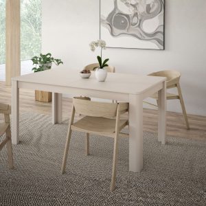 Tavolo allungabile Mono Core con allunga centrale 160x72.7x90.4 cm colore cashmere