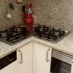 Cucina Usata completa di : piano cottura, forno da incasso , forno microonde , cappa , frigo americano Samsung + tavolo e 4 sedie 762 (senza top)