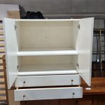 Mobiletto Bianco Con Due Ante E Due Cassetti Usato 3337/U