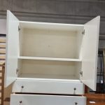 Mobiletto Bianco Con Due Ante E Due Cassetti Usato 3337/U