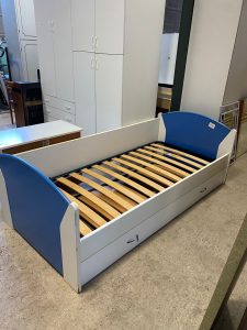 Struttura Letto Singolo salvaspazio estraibile+ 2 comodini Usato 3527/U