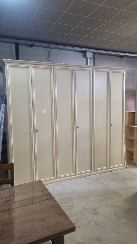 Armadio 6 Ante Color Crema Usato 3522/U