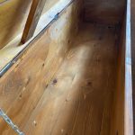 Panca Contenitore In Legno Stile Rustico USATO 1778/U