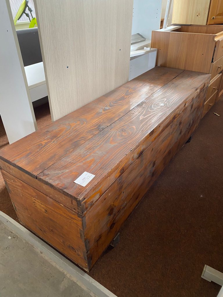 Panca Contenitore In Legno Stile Rustico USATO 1778/U