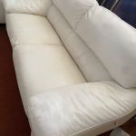 Divano 3 Posti Usato In Pelle Bianco  USATO 1548/U