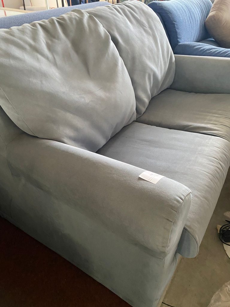 Divano 2 Posti In Alcantara Made In Italy NUOVO DA ESPOSIZIONE 1640/U