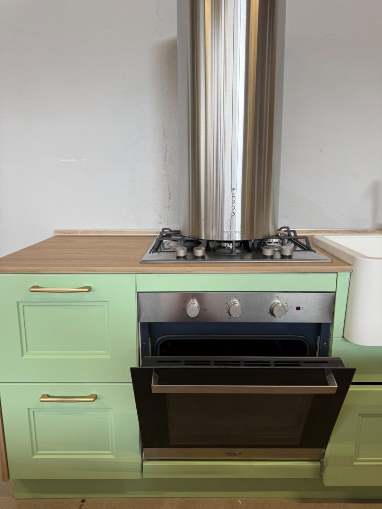 Mobile Cucina Solo Base Con Elettrodomestici: Piano cottura, forno, cappa lavastoviglie e lavello 862