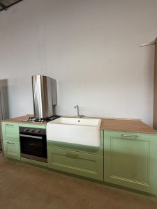 Mobile Cucina Solo Base Con Elettrodomestici: Piano cottura, forno, cappa lavastoviglie e lavello 862