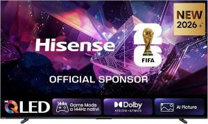 100E7S PRO - HISENSE - TVC LED 100 QLED SMART TV HDR10+ 144HZ 400 NITS DOLBY VISION ATMOS P.LATERALI