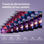 100E7S PRO - HISENSE - TVC LED 100 QLED SMART TV HDR10+ 144HZ 400 NITS DOLBY VISION ATMOS P.LATERALI