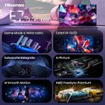 100E7S PRO - HISENSE - TVC LED 100 QLED SMART TV HDR10+ 144HZ 400 NITS DOLBY VISION ATMOS P.LATERALI