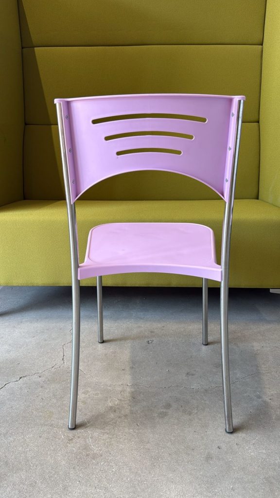 4 Sedie Break Pink Prodotto Nuovo Da Esposizione 477/U