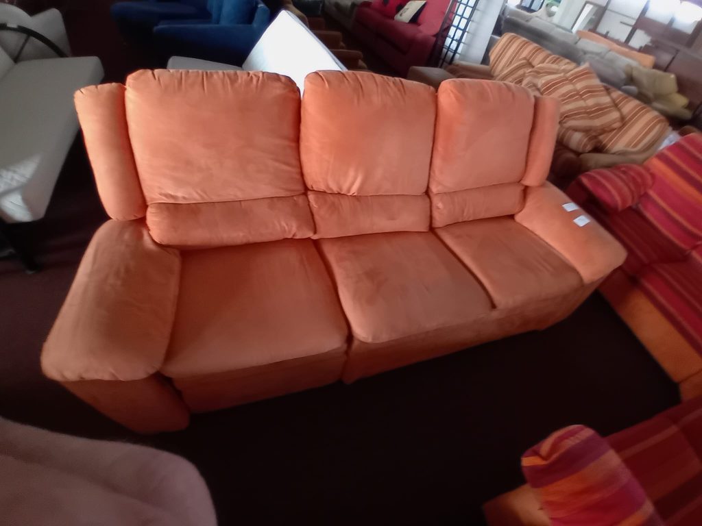 Divano 3 Posti Arancione Usato 4523/u