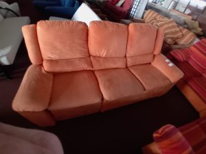 Divano 3 Posti Arancione Usato 4523/u