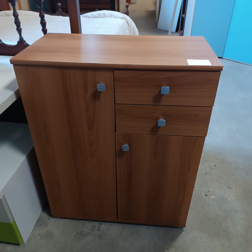Mobiletto In Legno Con Ante E Cassetti Usato 4149/U