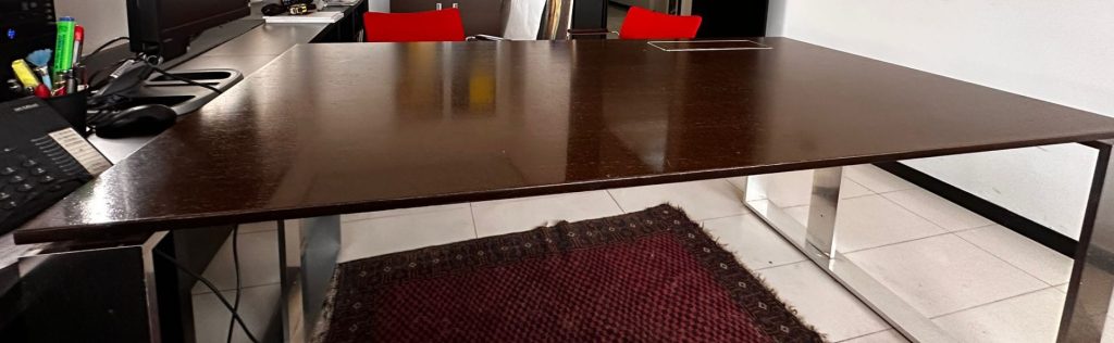 Tavolo Direzionale Estel Wengè Cm 180x100 X 73h Usato 641