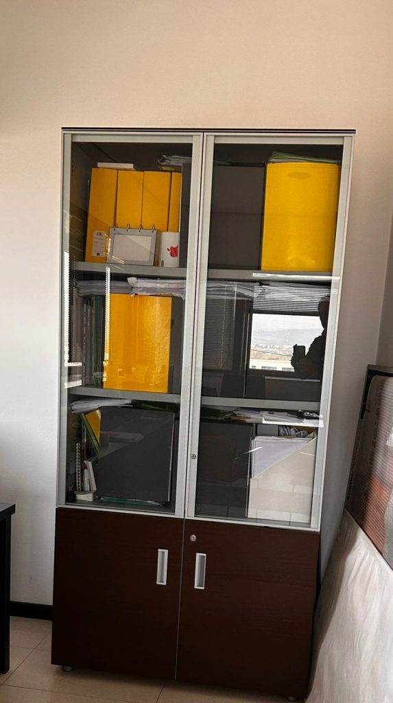 Armadio Direzionale Estel Wengè Cm 100x47 X 203 Usato 642