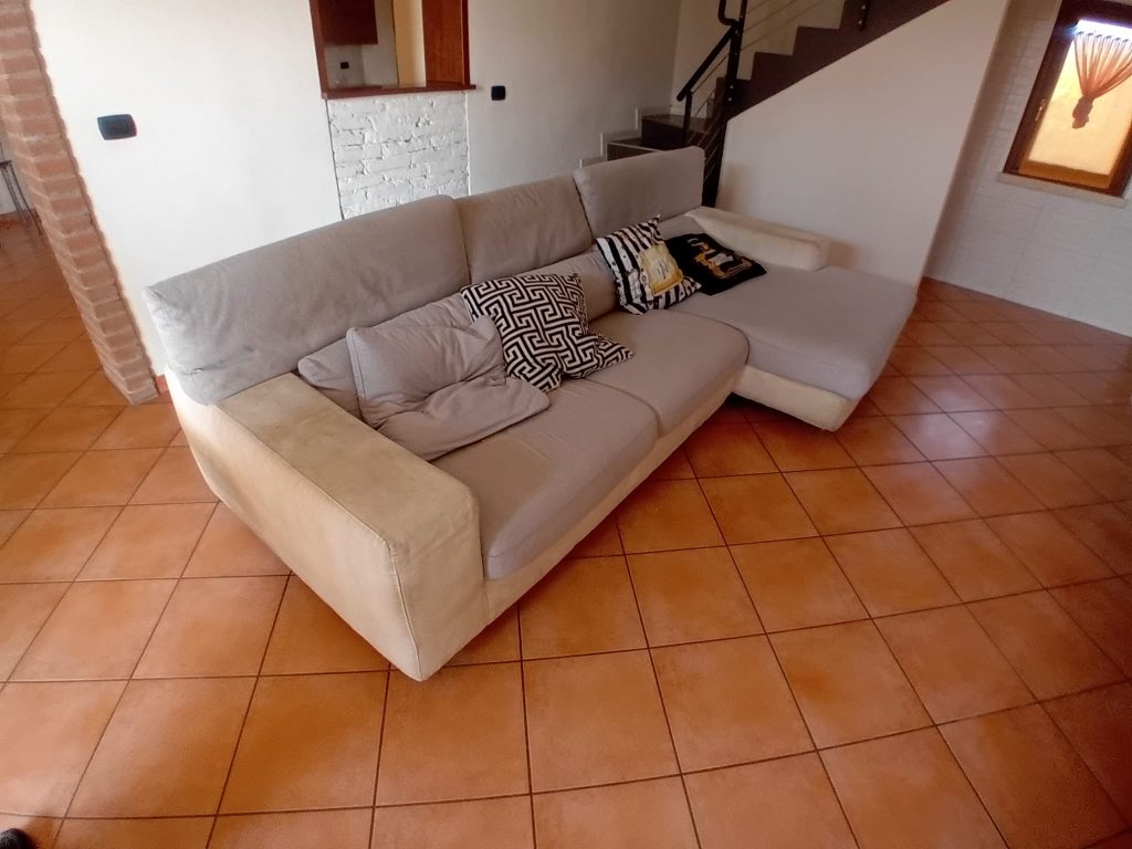 Divano Angolare In Tessuto USATO 4626/U