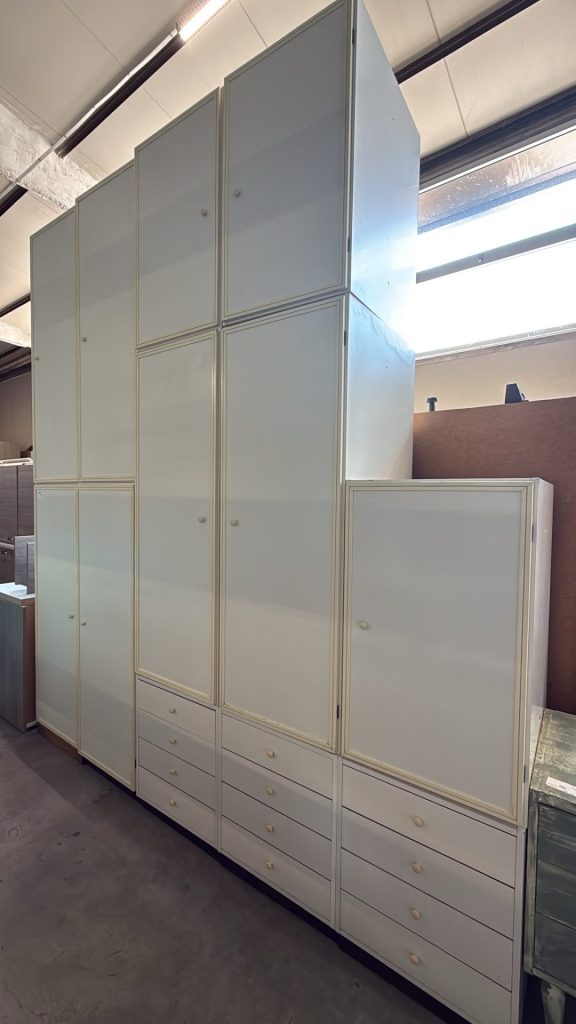 Armadio Bianco In Legno Usato  4530/U