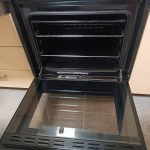 Mobile cucina usata completa di elettrodomestici: piano cottura, forno, lavastoviglie, cappa e frigorifero da incasso USATA 954