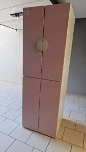 Armadio rosa per cameretta 2 ante/4 porte USATO 989