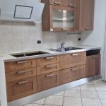 Mobile cucina completa di: frigorifero, freezer, forno e lavello USATA 1002