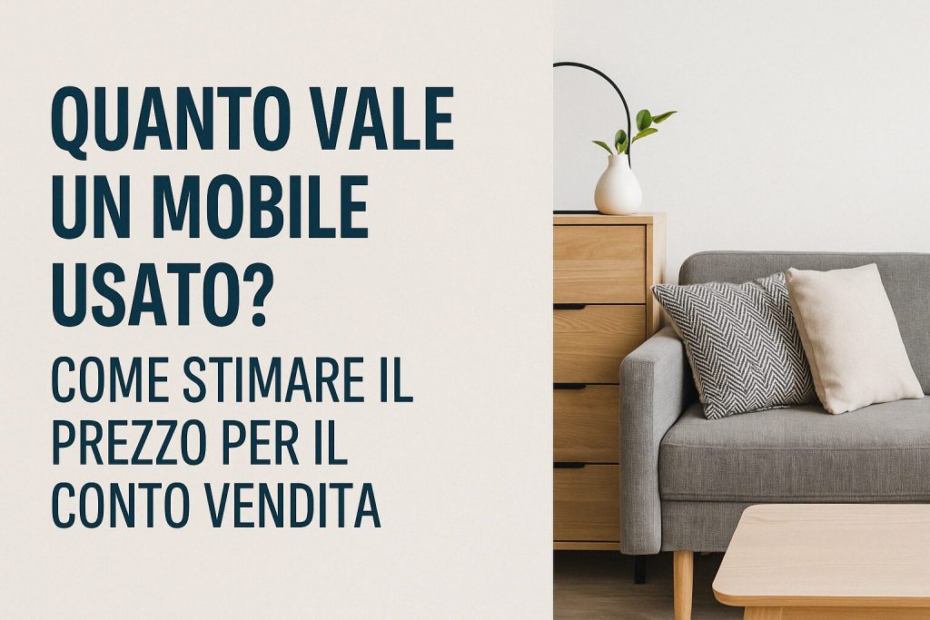 Quanto Vale un Mobile Usato? Come Stimare il Prezzo per il Conto Vendita