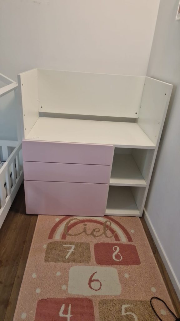 Cassettiera rosa misura bambino USATA 985