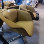 Poltrona lounge girevole NUOVA DA ESPOSIZIONE 3940/U
