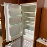 Mobile cucina con elettrodomestici: forno, cappa, piano cottura e frigorifero incasso (no lavastoviglie) USATA 1014