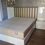 Letto Imbottito matrimoniale completo di rete e materasso USATO 979