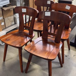 Set 4 Sedie in Legno Stile Rustico – Usate – Cod. 431, 432, 433, 434