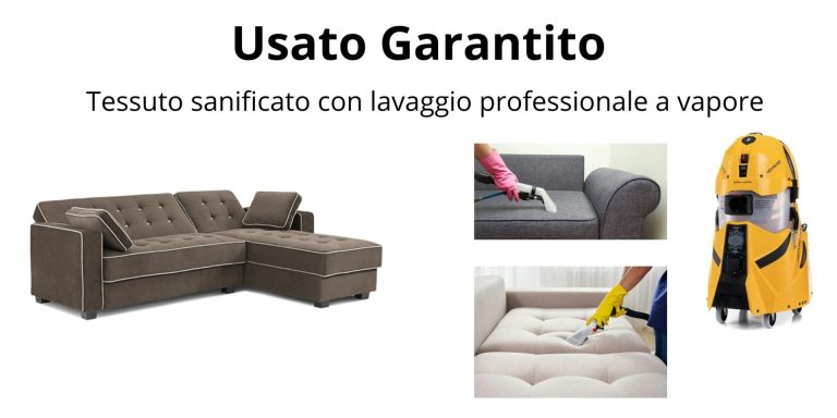 Sanificazione divani usati