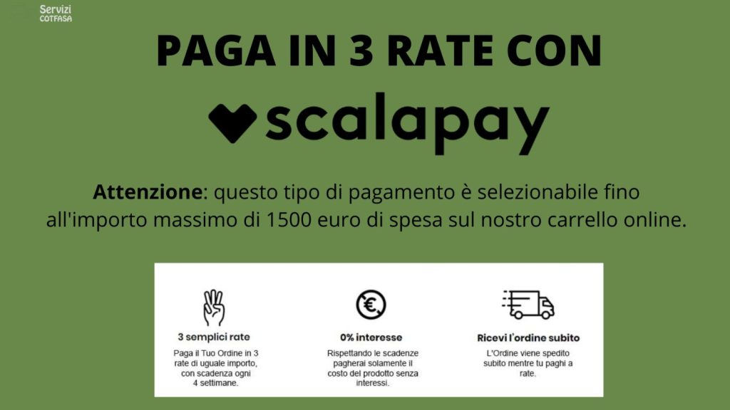 Pagamenti a Rate con Scalapay per Prodotti Nuovi e Usati