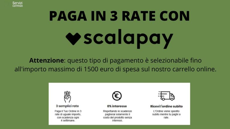 Pagamenti a Rate con Scalapay per Prodotti Nuovi e Usati