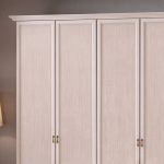 Armadio Epoca 6 ante battenti cassa e frontali in patinato beige