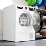 Asciugatrice Bosch WQG241000 9 kg A pompa di calore classe E bianco