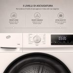 Asciugatrice Daya DHTD9PD 9 kg pompa di calore con rotazione bidirezionale e sensore umidità bianco classe D