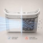 Asciugatrice Daya DHTD9PD 9 kg pompa di calore con rotazione bidirezionale e sensore umidità bianco classe D