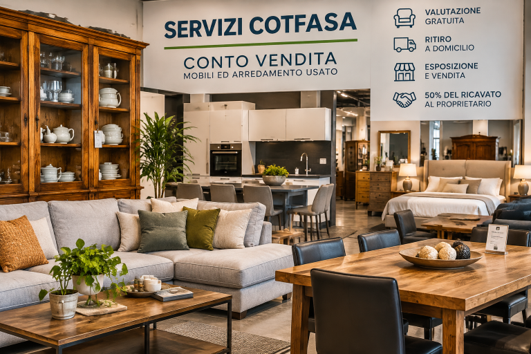 Conto vendita mobili a Verona: come funziona e quanto puoi guadagnare vendendo il tuo arredamento