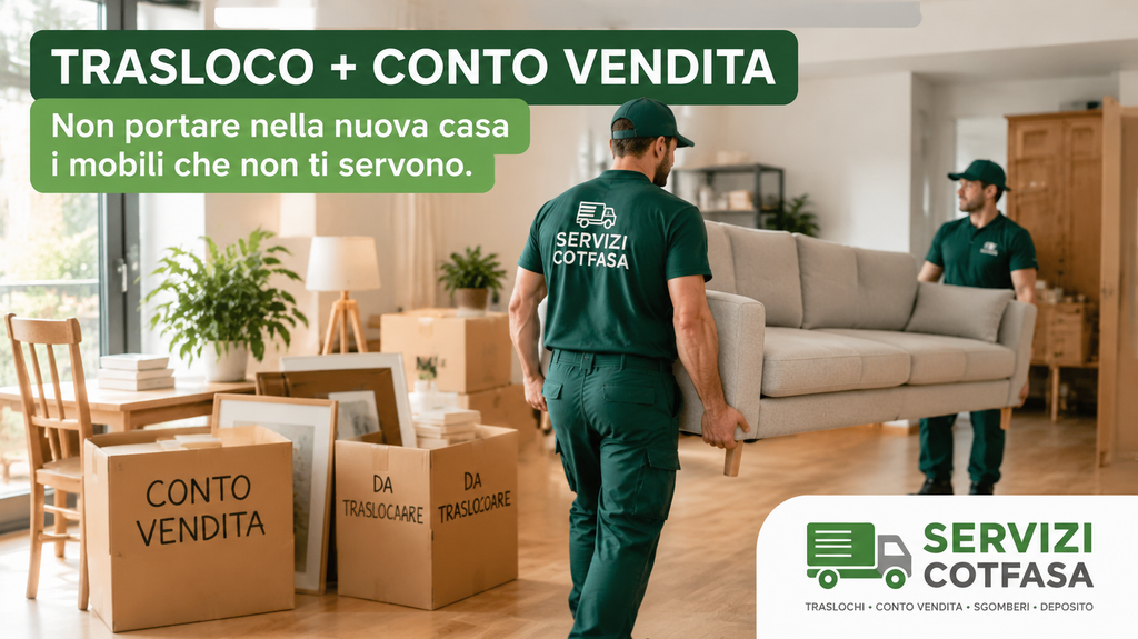 Devi traslocare ma non vuoi portare tutti i mobili? Ecco cosa puoi fare