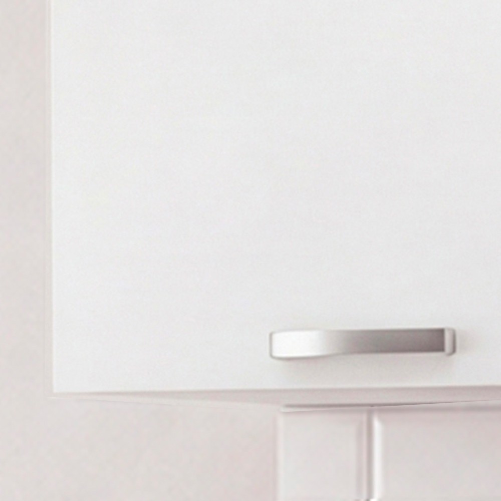 Cucina Astinew 180 cm reversibile in bianco poro chiuso con elettrodomestici e piano a induzione Industrie Valentini
