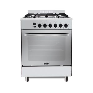 Cucina Stromboli 60x60 cm. con forno multifunzione e grill elettrico colore inox classe A Samet